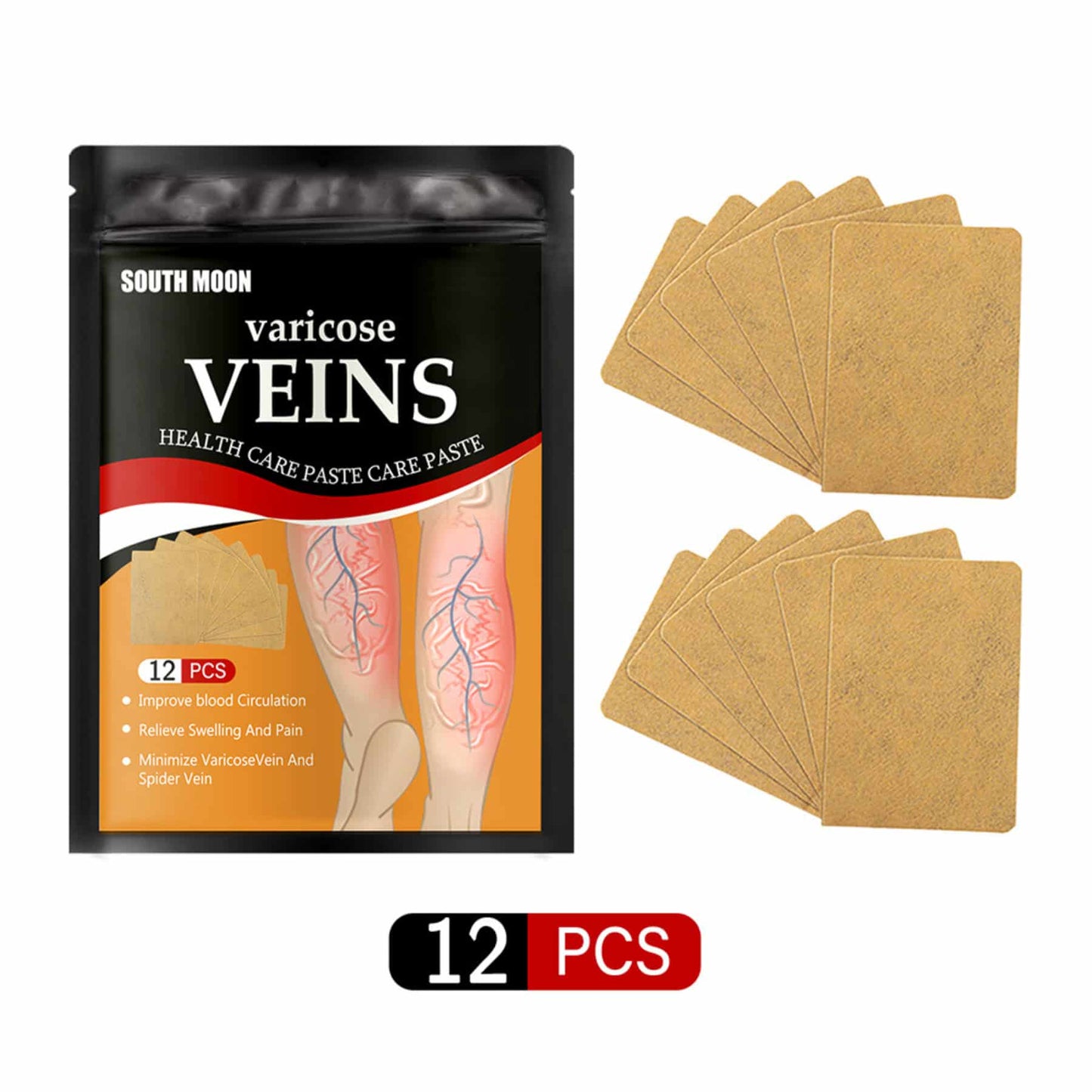 Parches para tratamiento de Varices (12 Pcs)