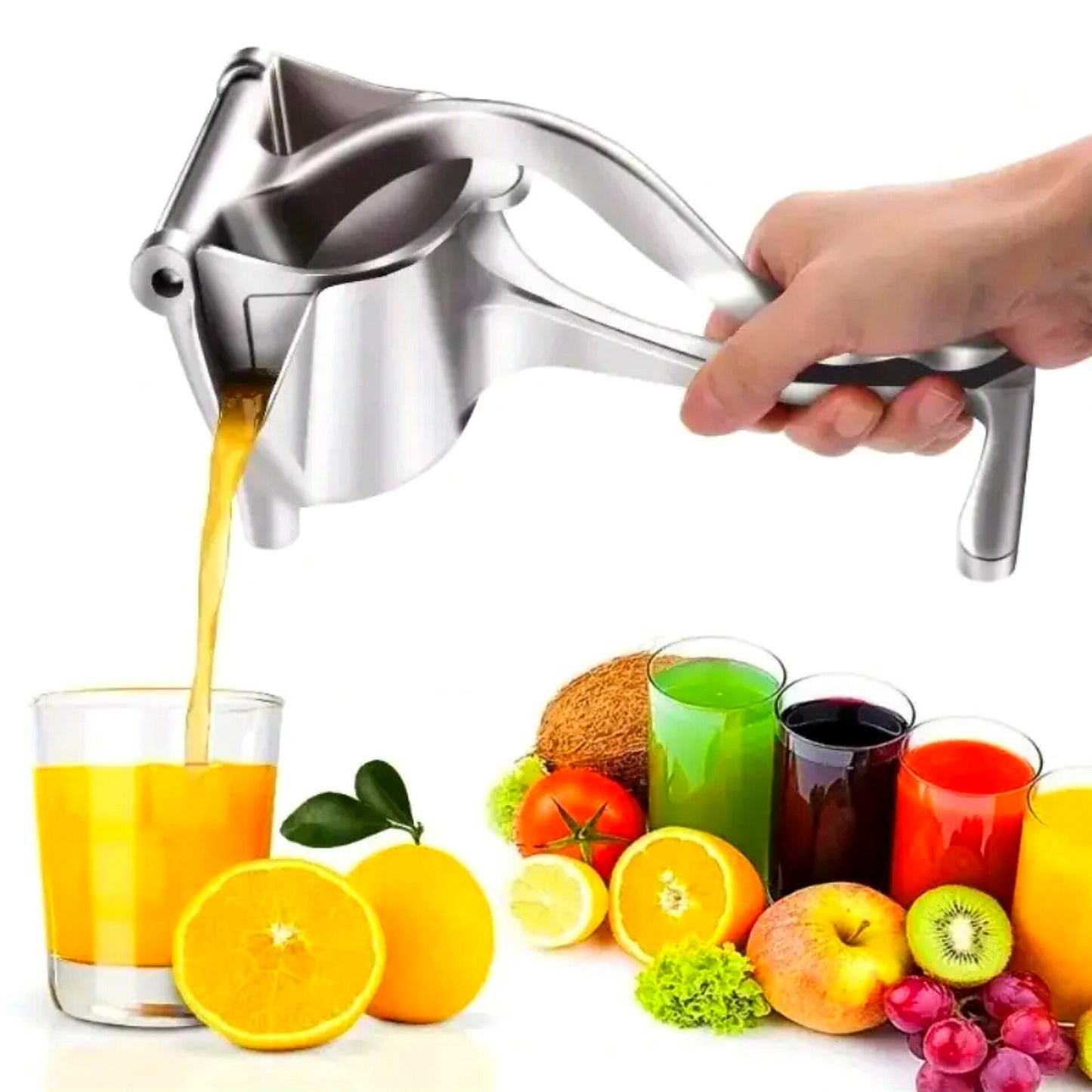 Easy Juicy™ - Exprimidor de Frutas Metálico