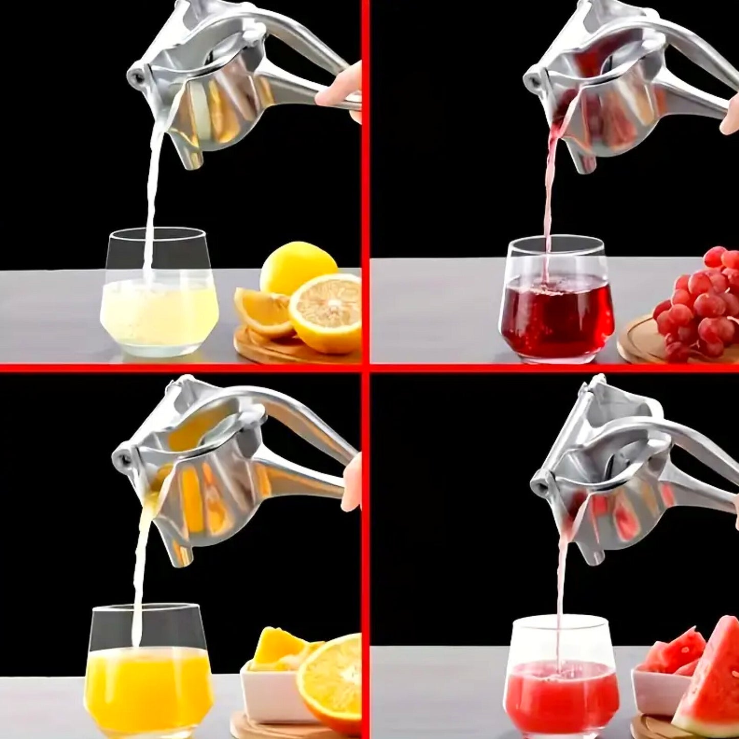 Easy Juicy™ - Exprimidor de Frutas Metálico