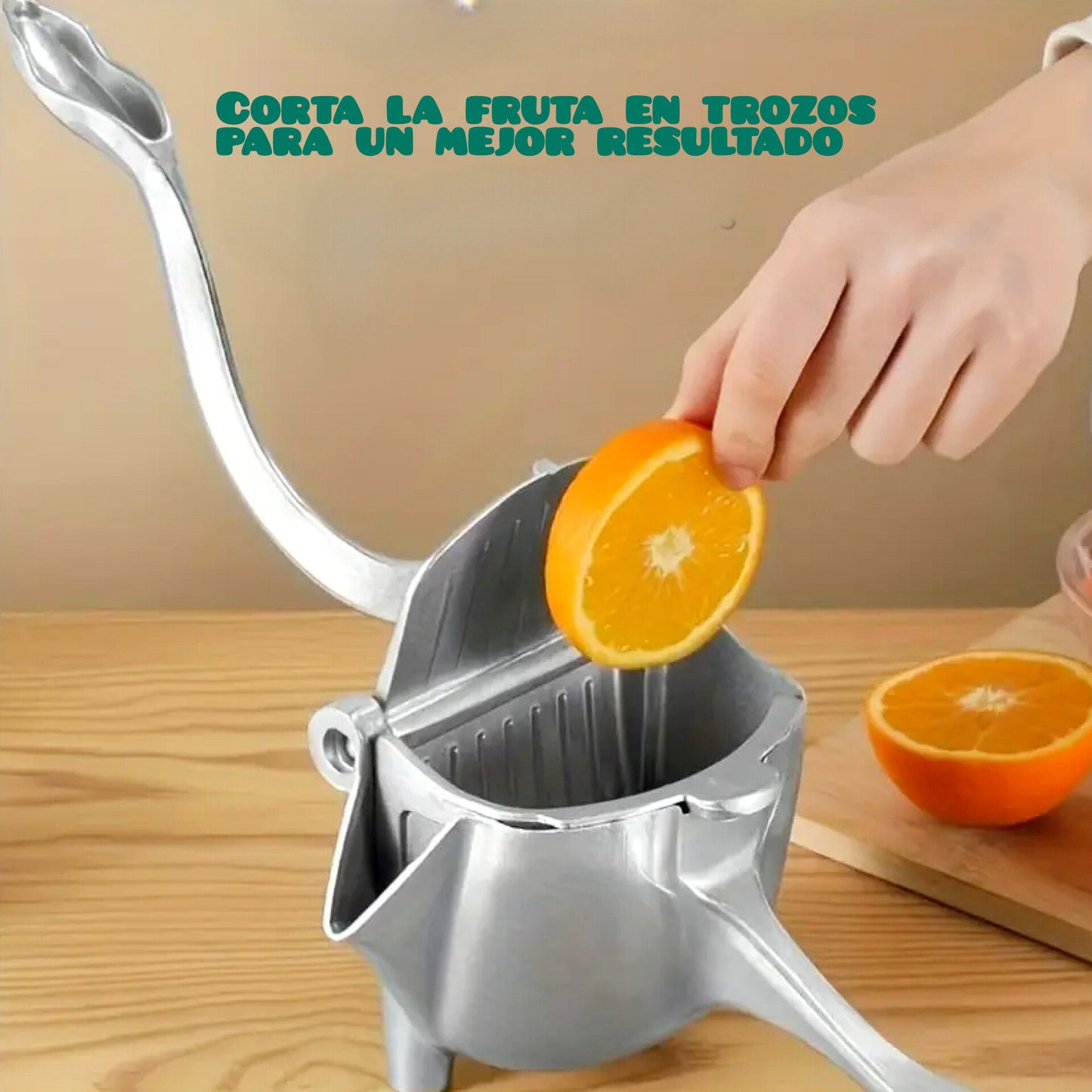 Easy Juicy™ - Exprimidor de Frutas Metálico