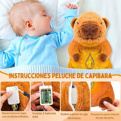 CapiSueño™ - Peluche Capibara que Respira