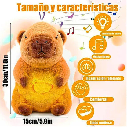 CapiSueño™ - Peluche Capibara que Respira