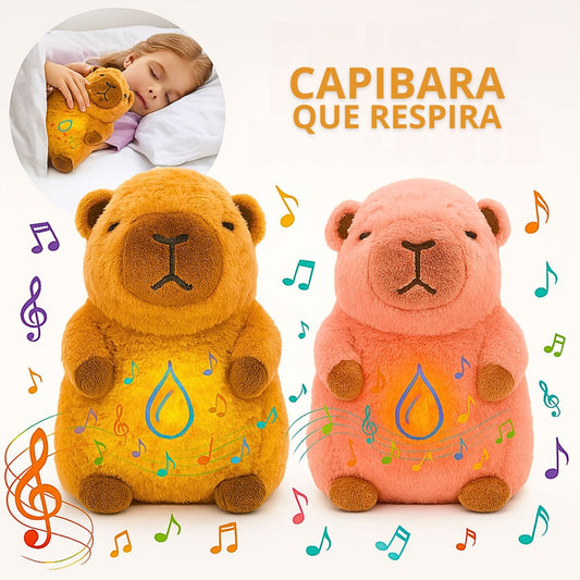 CapiSueño™ - Peluche Capibara que Respira